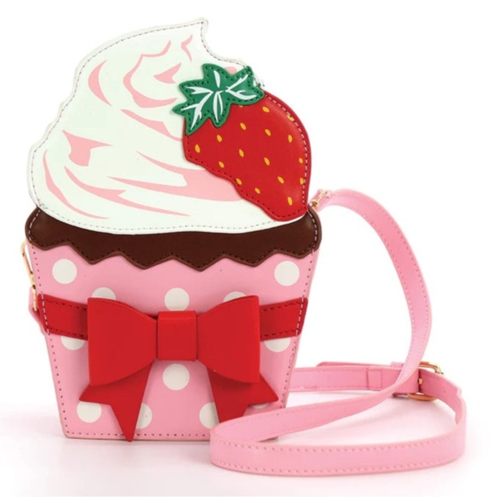 Strawberry Cupcake Crossbody Bag NWT